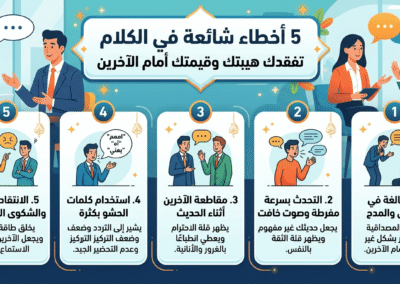 ا 5 أخطاء شائعة في الكلام تفقدك هيبتك وقيمتك أمام الآخرين
